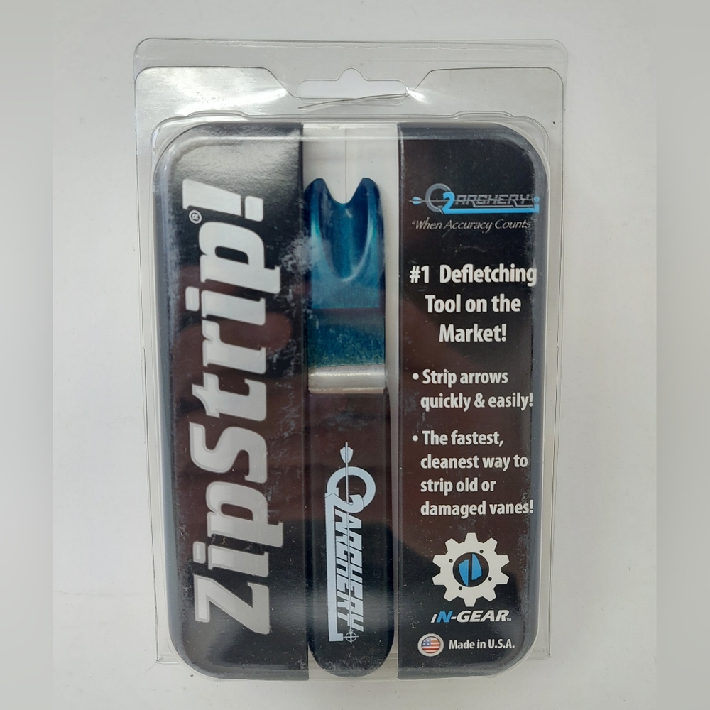 Q2I Zip Strip - Vane Removal / Defletching Tool: Strips Arrows Quickly & Easily
